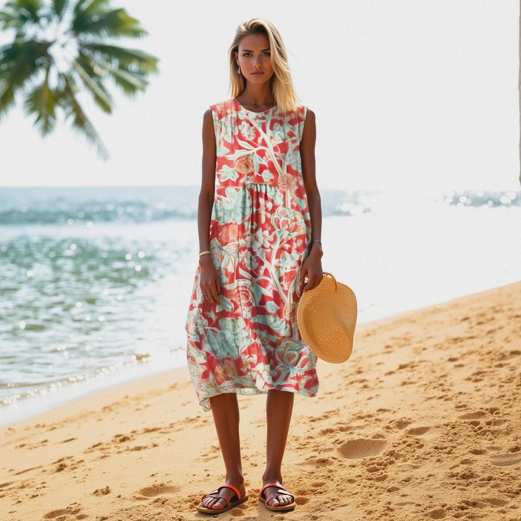 Robe portefeuille fleurie femme – Coton léger & style vintage | Ellis