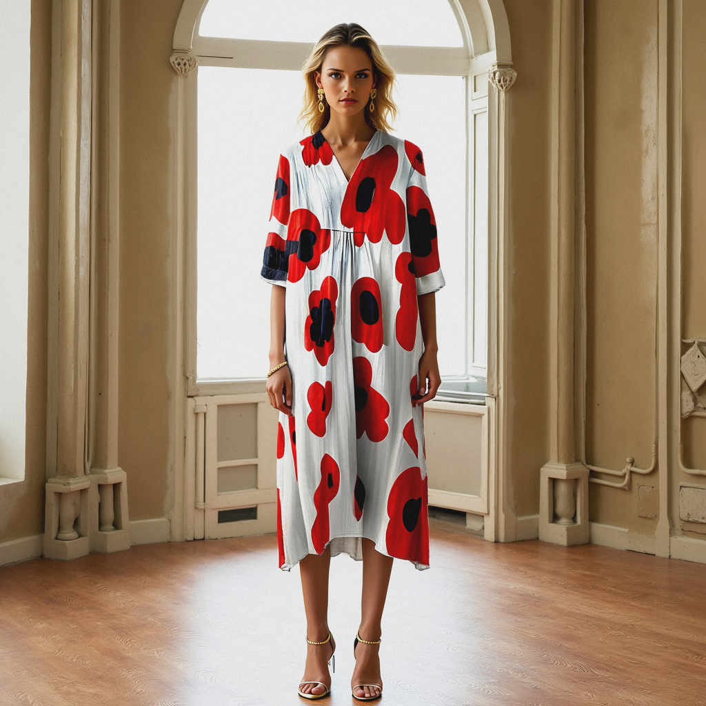 Robe fleurie vintage femme – Élégante & romantique pour l’été | Dagmar