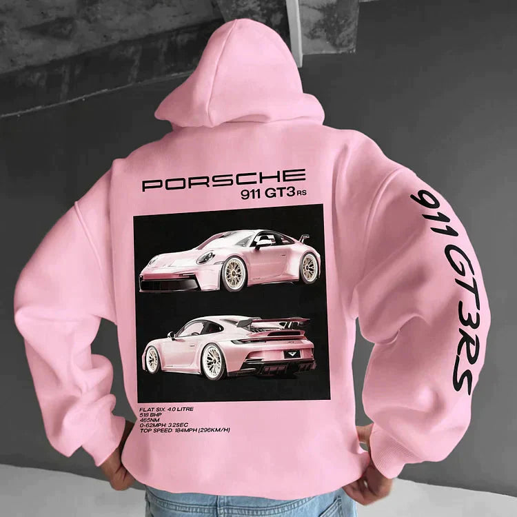 Hoodie oversize femme Sophia – Sweat à capuche racing avec détails uniques aux manches