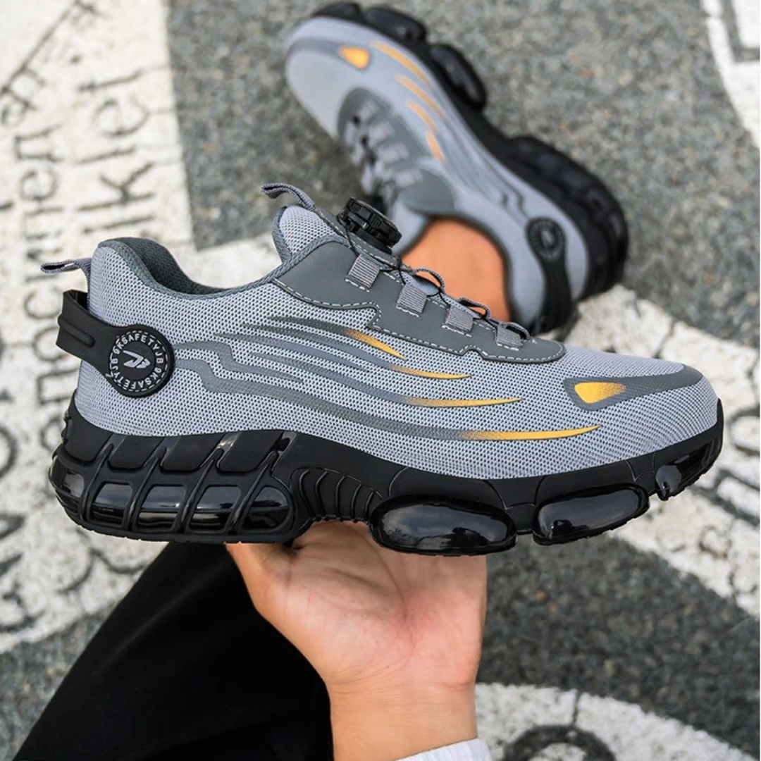 Chaussures de sécurité confortables — embout acier & semelle antidérapante