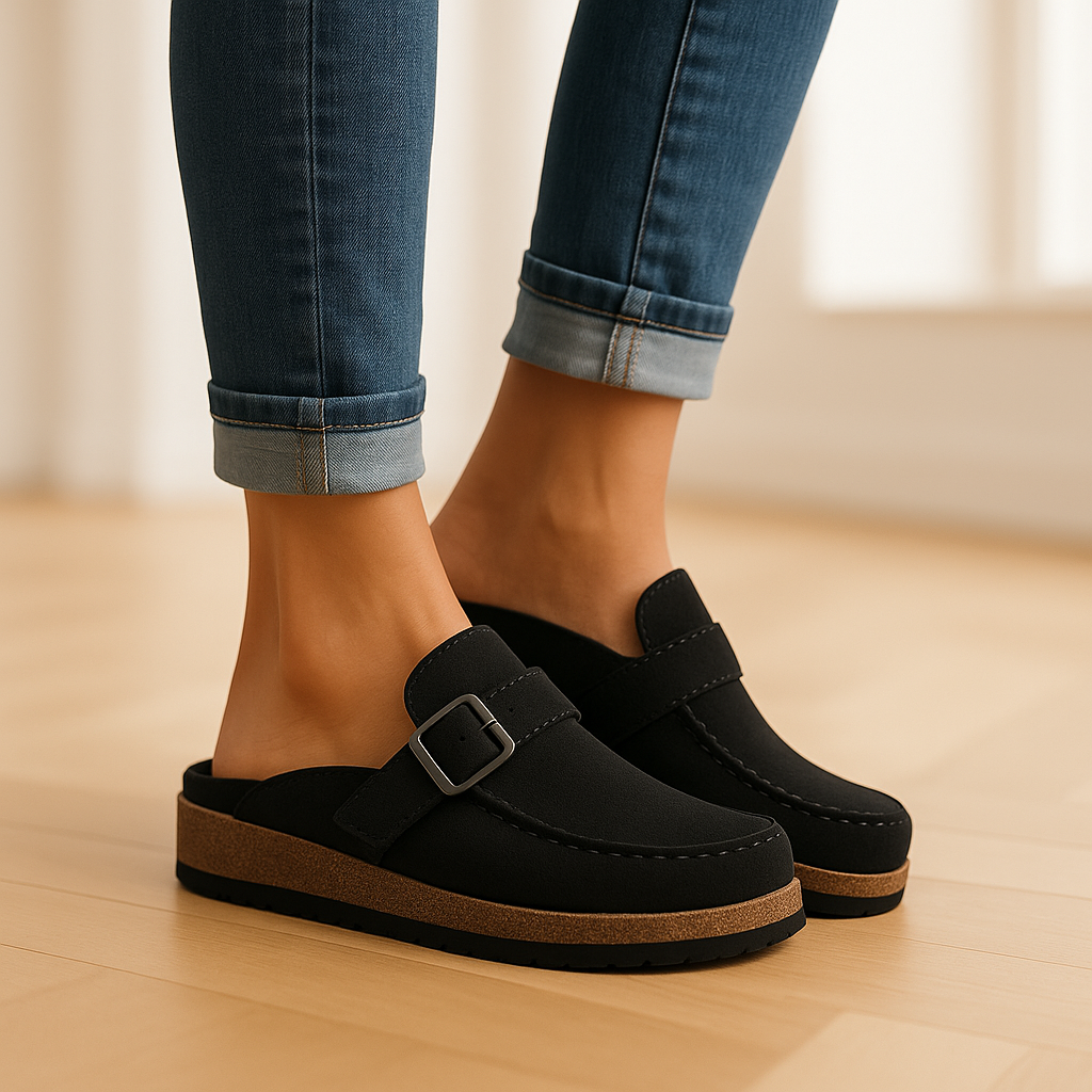 Sandales Shayla femme – orthopédiques en simili cuir & semelle ergonomique