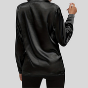 Blouse élégante pour femme – chemisier fluide à drapé subtil