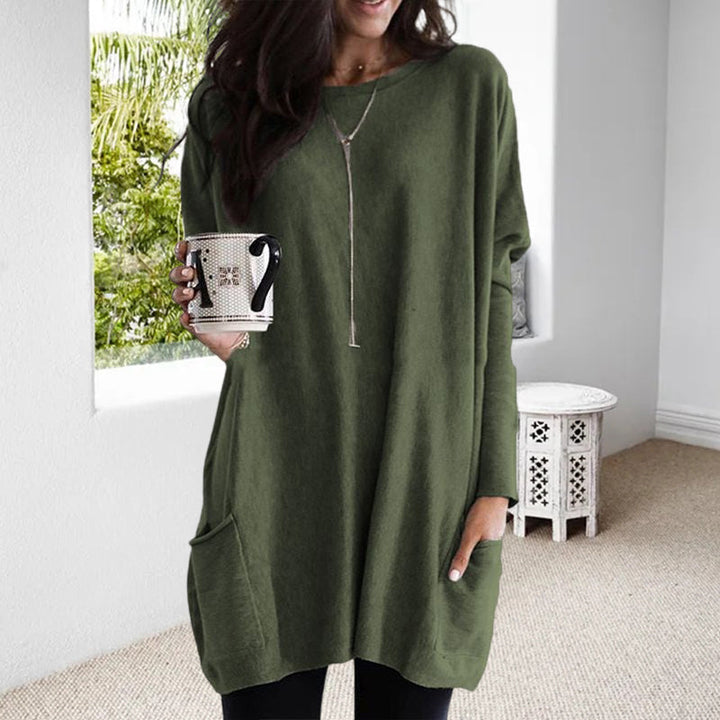 Long pull femme – Tricot oversize confortable au design intemporel