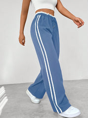 Trend | Pantalon Large Femme Streetwear – Confort, Style & Détails Sportifs