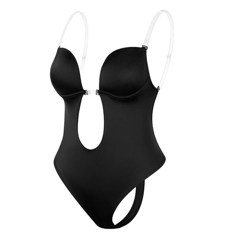 Body shaper dos nu « Deep V » invisible — corset gainant & soutien poitrine