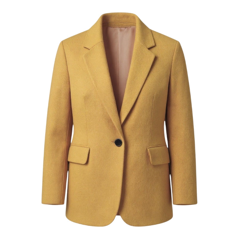 Manteau long Aveline femme – simple boutonnage, lignes modernes