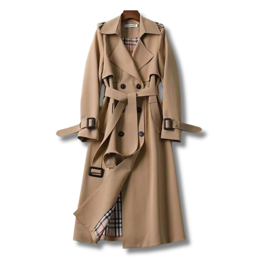 Trenchcoat femme Jualita classique – Élégance intemporelle et style raffiné