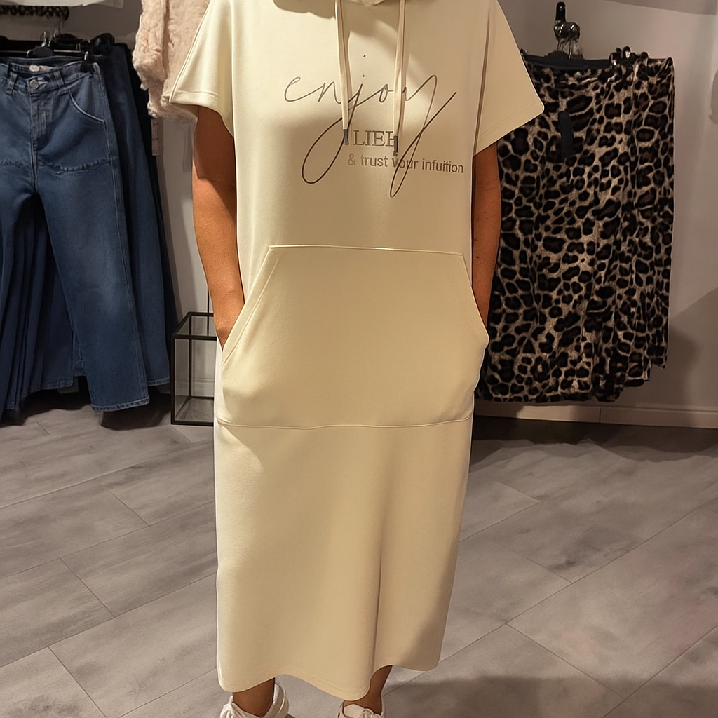 Robe sweat à capuche femme – Confortable, décontractée et tendance