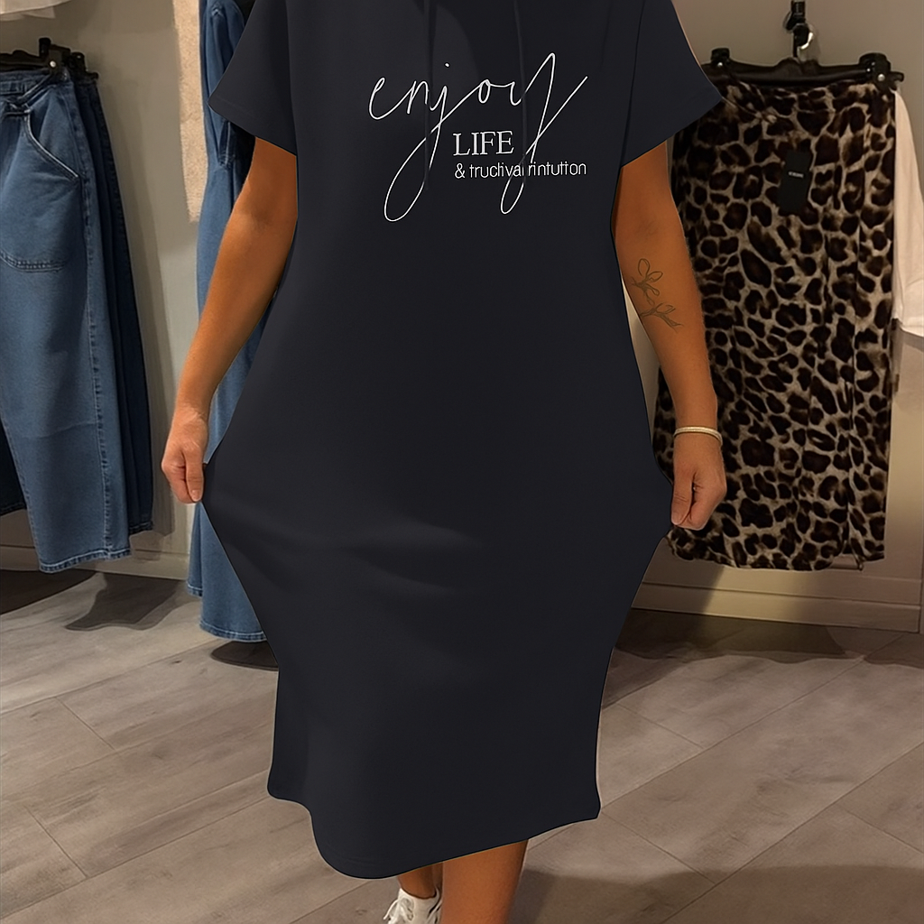 Robe sweat à capuche femme – Confortable, décontractée et tendance