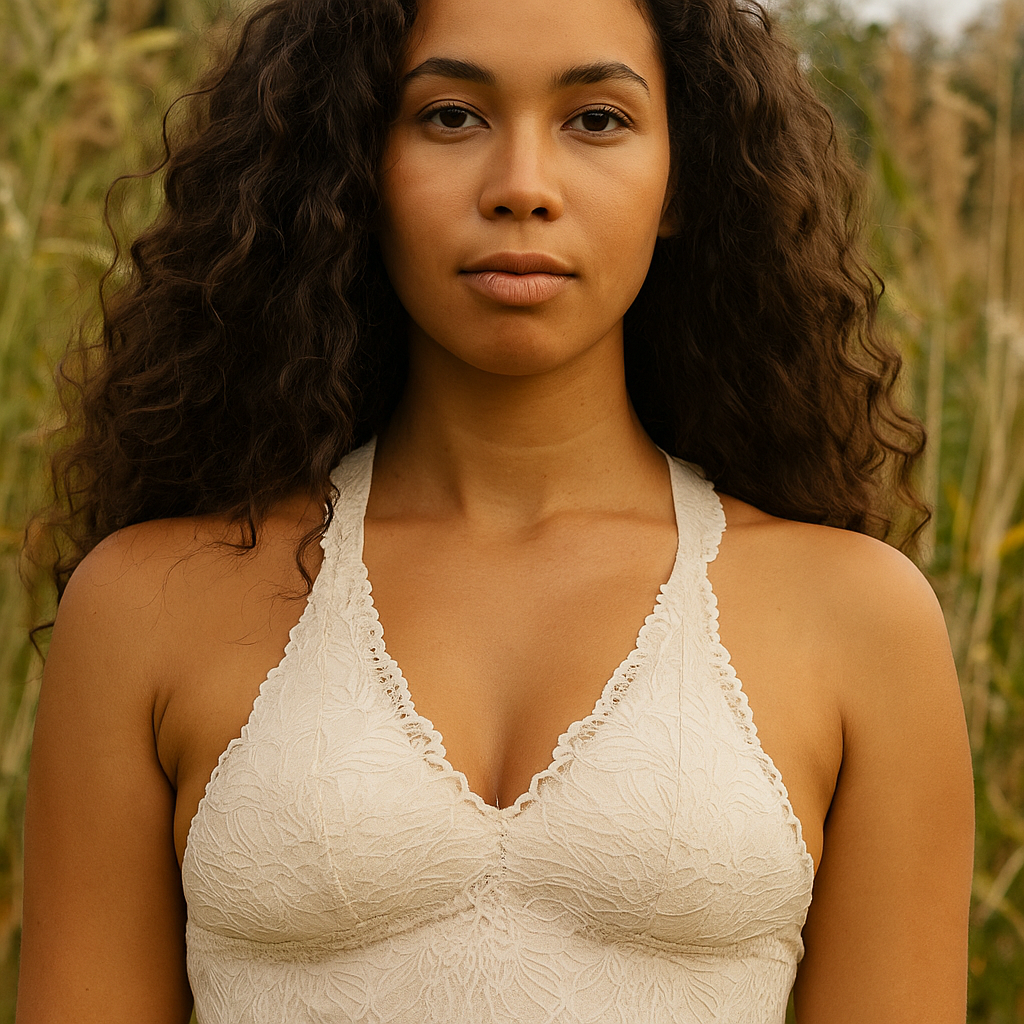 Lina – Bralette dentelle beige clair | Confort, légèreté et style