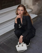 Ensemble Chic en Denim pour Femme – Veste & Pantalon au Design Intemporel