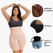 Short gainant taille haute – shapewear sculptant avec maintien ferme & confort