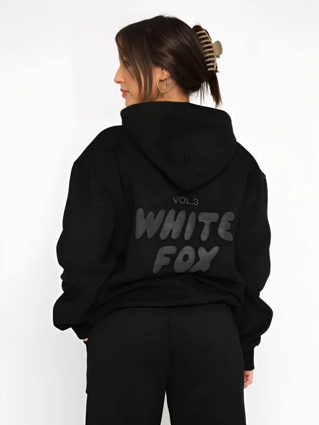Ensemble Femme Hoodie & Jogging – Loungewear Confortable & Tendance avec Imprimé