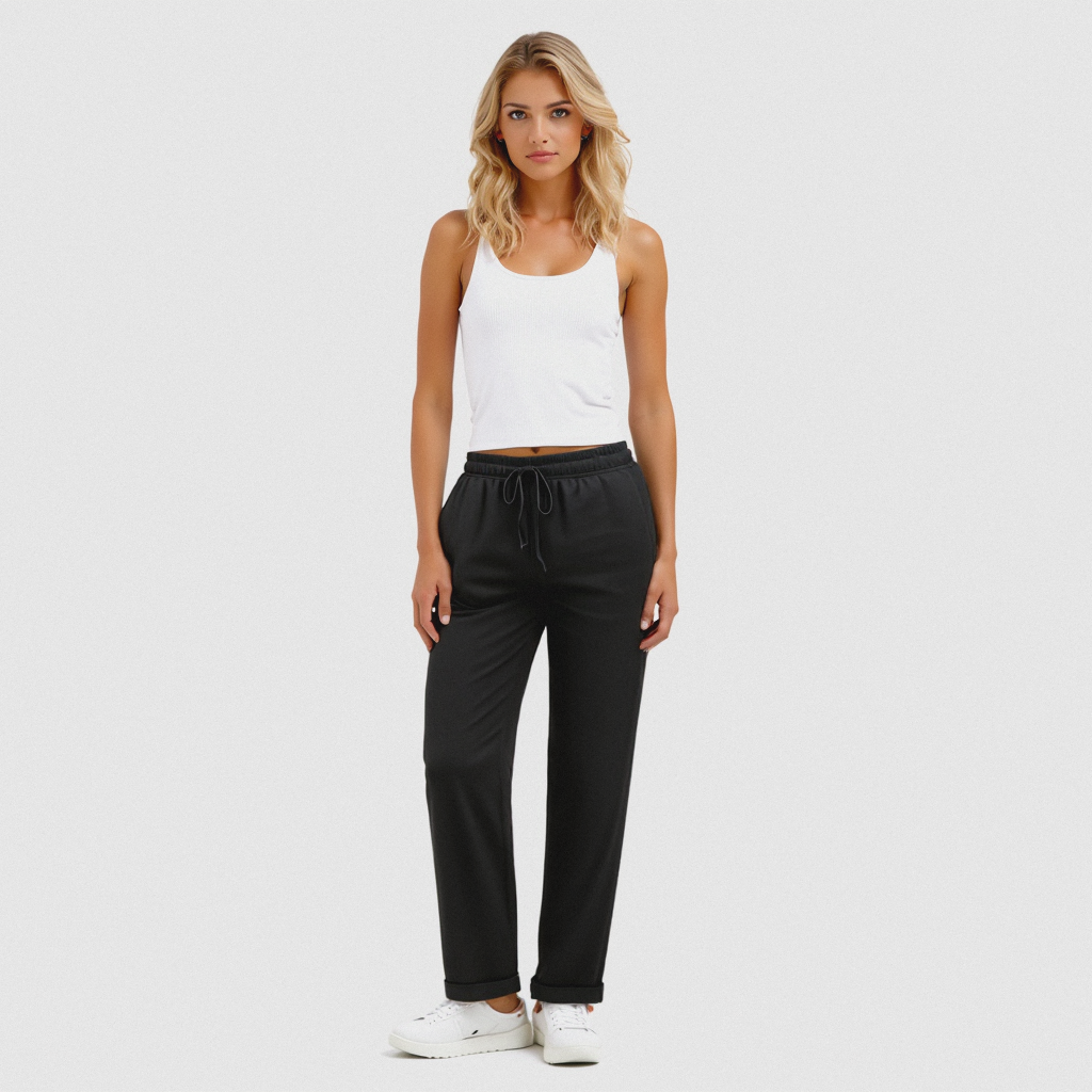 Pantalon lin femme – Légère & stretch pour l’été | Élanor