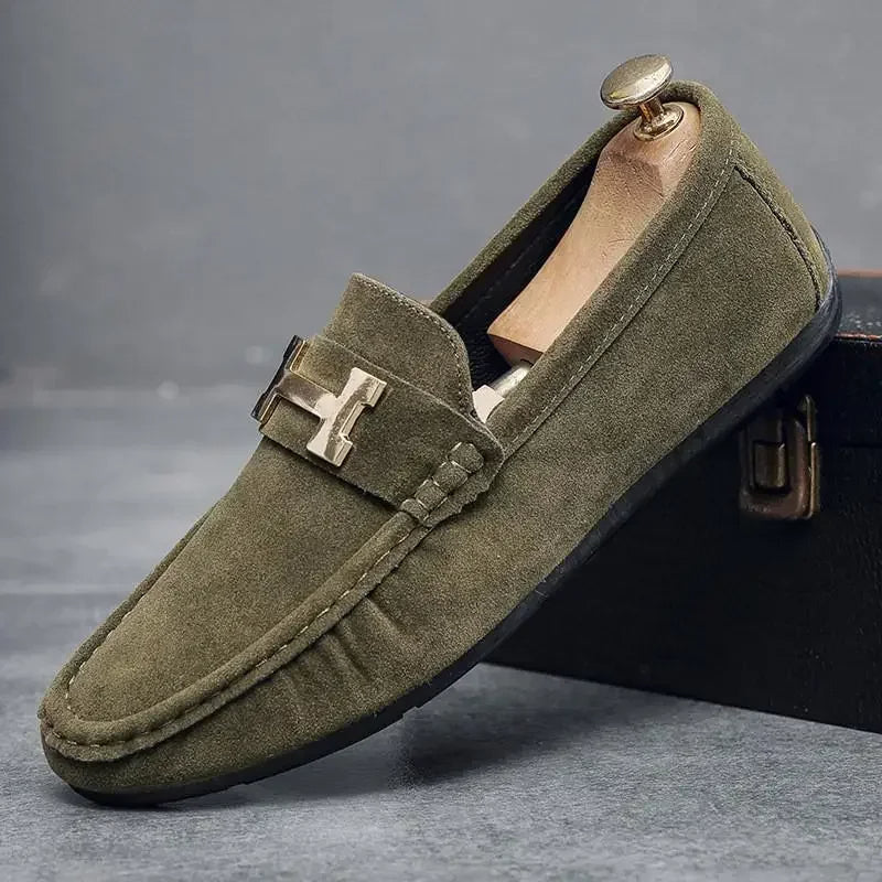 Finn | Mocassins femme en suède – Élégants slip-on casual & chic