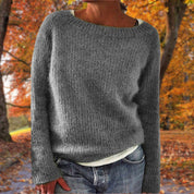 Pleun | Pull Femme en Laine Mérinos – Élégant, Doux & Style Intemporel