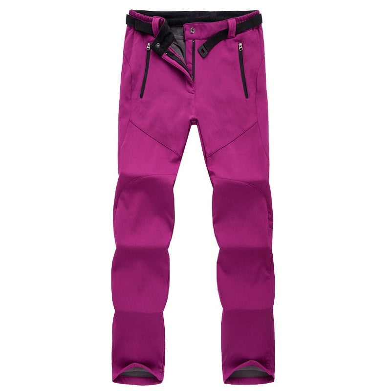 Pantalon de randonnée femme imperméable, chaud & résistant
