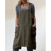 Robe tablier femme avec poches – Confort pratique & style décontracté