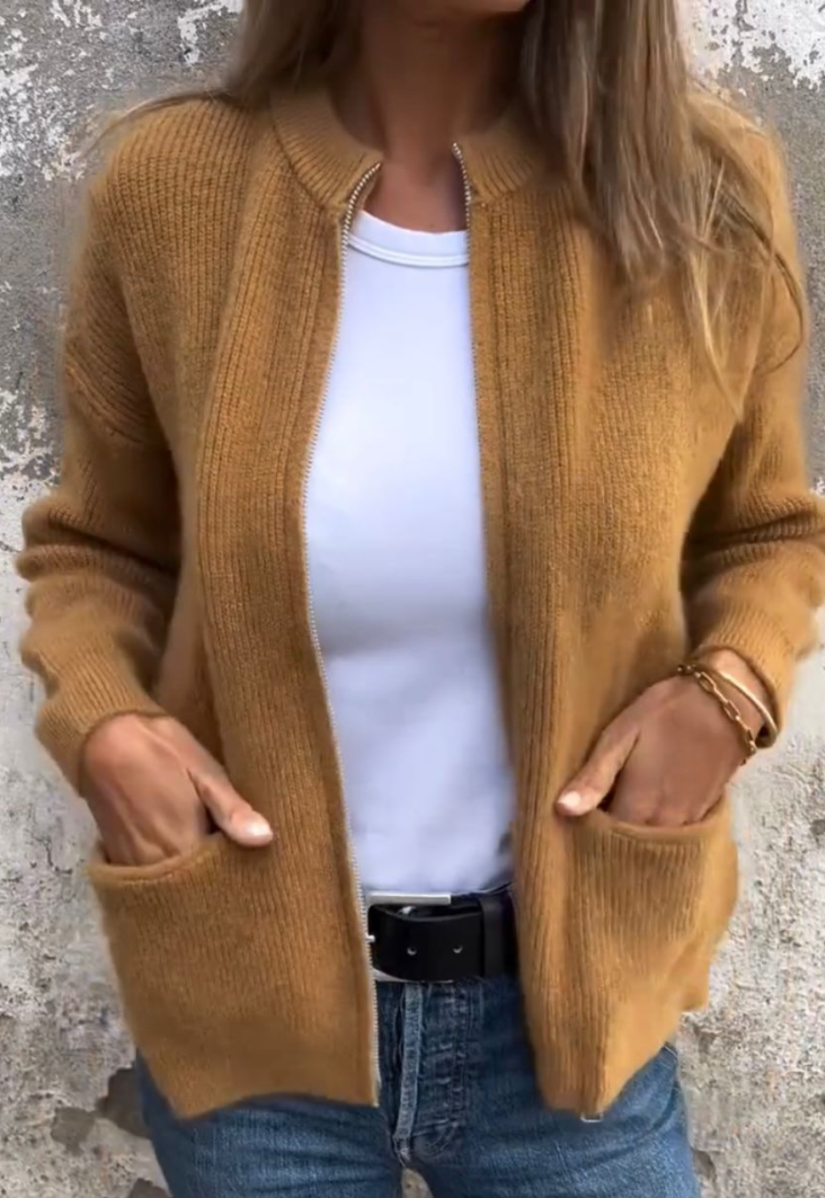 Linda | Gilet Femme Élégant – Doux, Chaud & Facile à Assortir