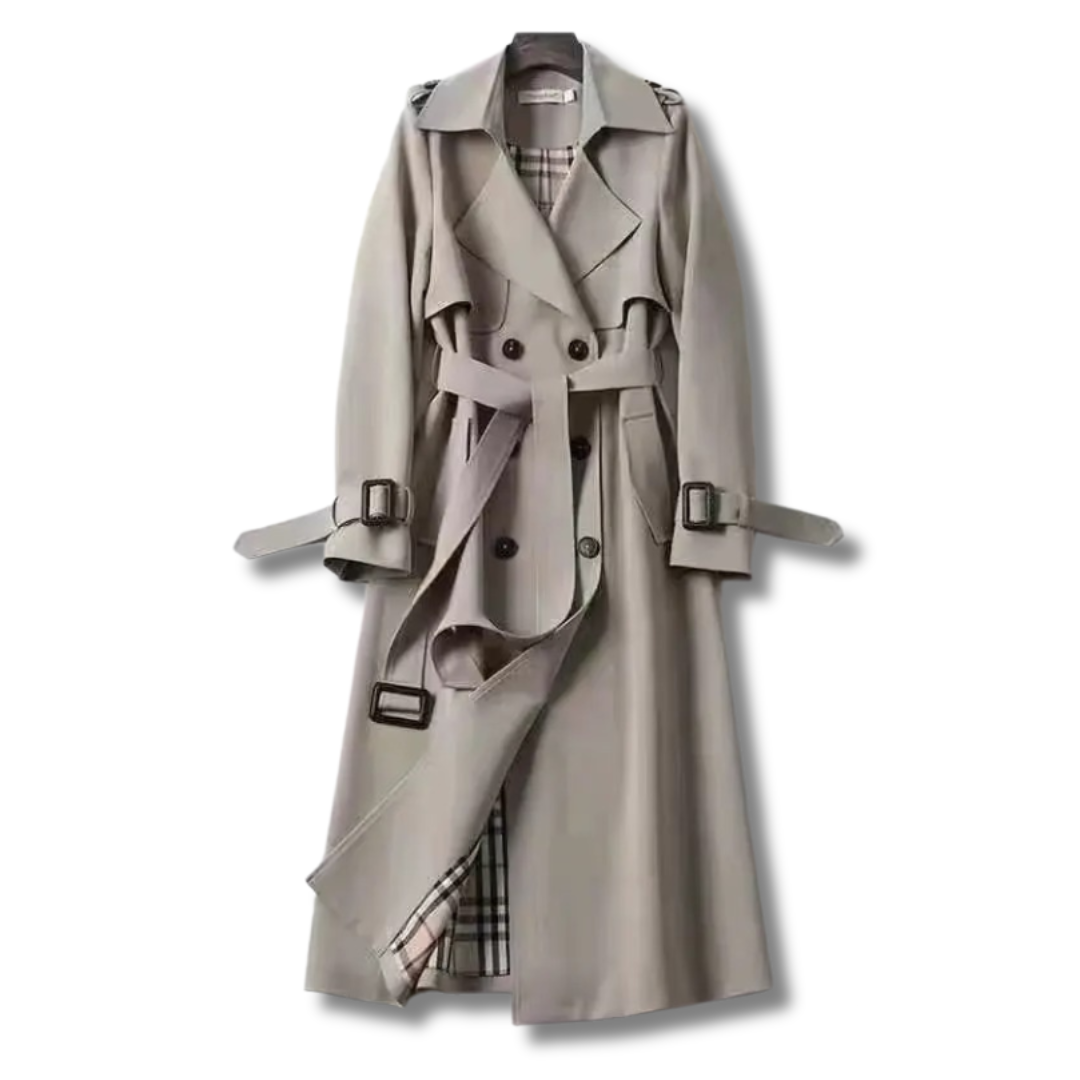 Trenchcoat femme Jualita classique – Élégance intemporelle et style raffiné