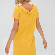 Robe femme Lina en lin doux avec poches – Légère et estivale