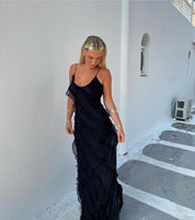 Robe femme à volants – Élégance romantique & style polyvalent