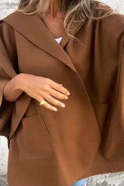 Cape veste oversize femme – Coupe ample légère & style cape tendance