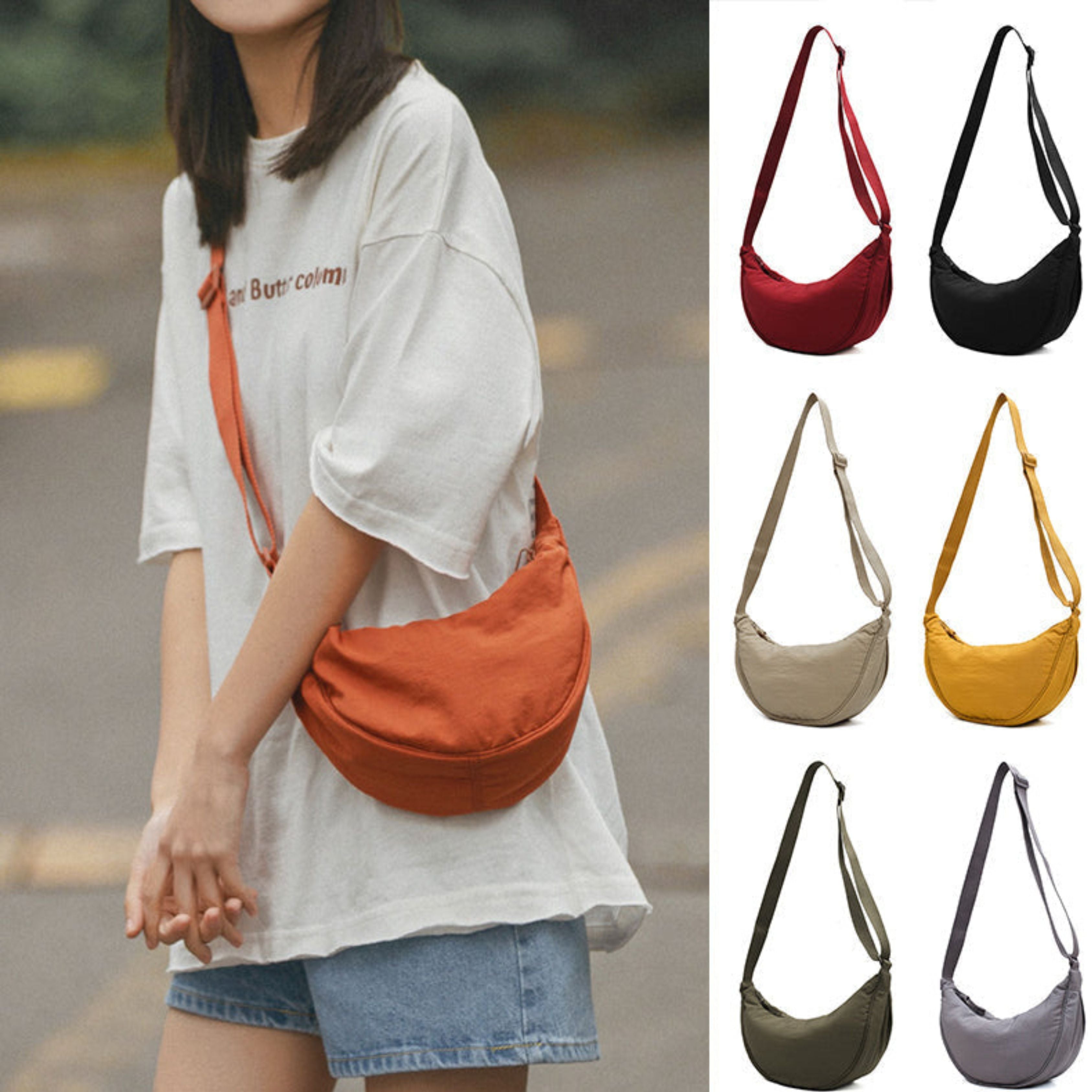 Anneke | Sac bandoulière femme – Minimaliste & pratique avec sangle réglable