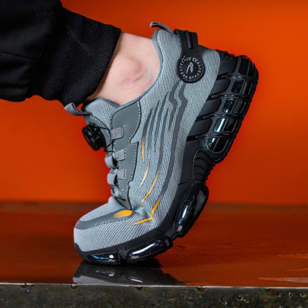 Chaussures de sécurité confortables — embout acier & semelle antidérapante