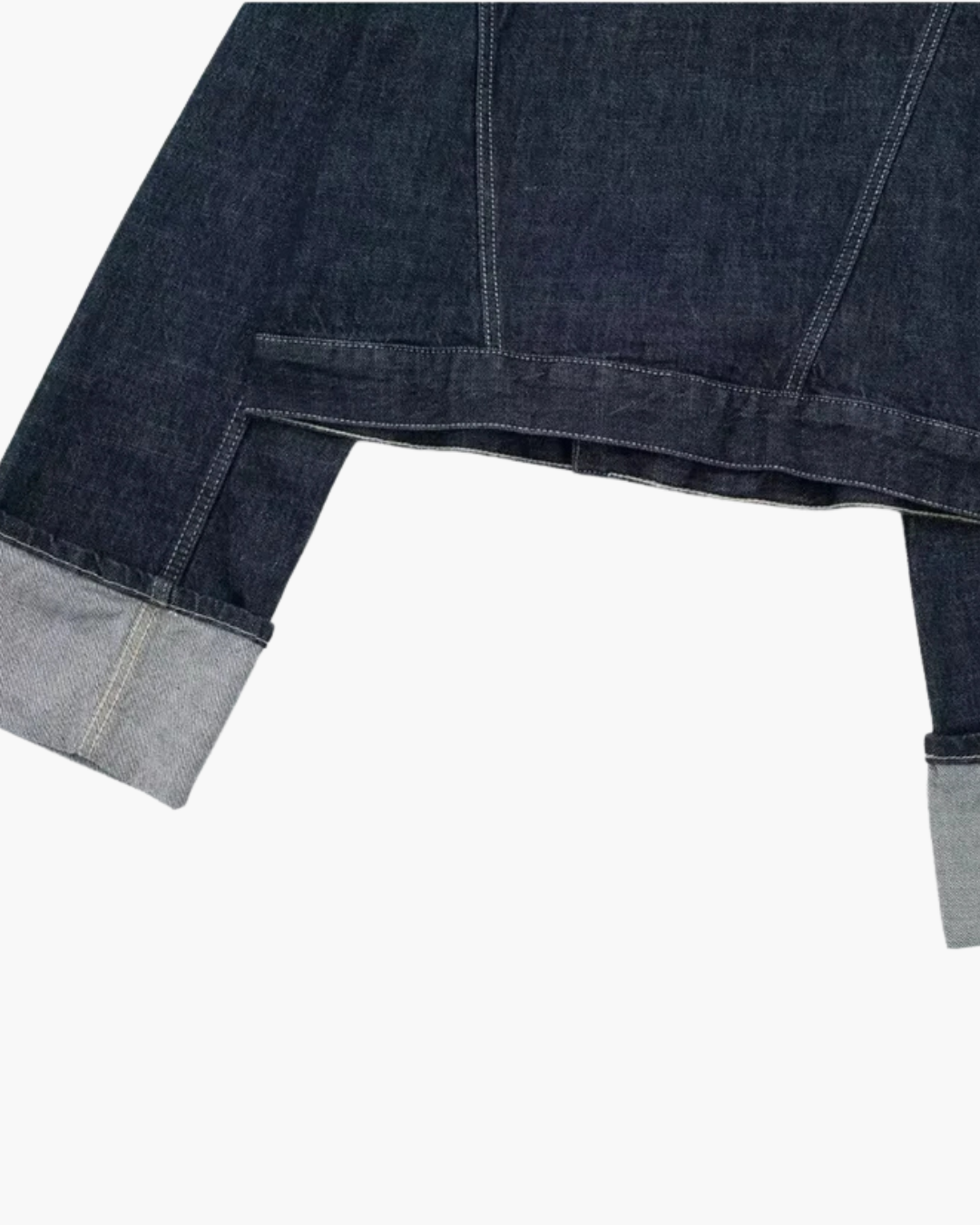 Ensemble Oversize en Denim Foncé Femme – Détails Contrastés & Style Tendance