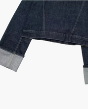 Ensemble Oversize en Denim Foncé Femme – Détails Contrastés & Style Tendance