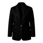 Manteau long Aveline femme – simple boutonnage, lignes modernes