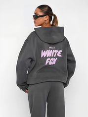 Ensemble Femme Hoodie & Jogging – Loungewear Confortable & Tendance avec Imprimé