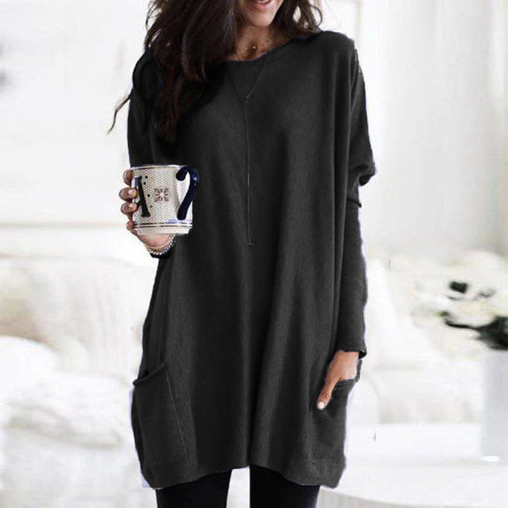 Long pull femme – Tricot oversize confortable au design intemporel