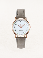 Montre femme en cuir Vale rosé-or – Élegance intemporelle et chic moderne