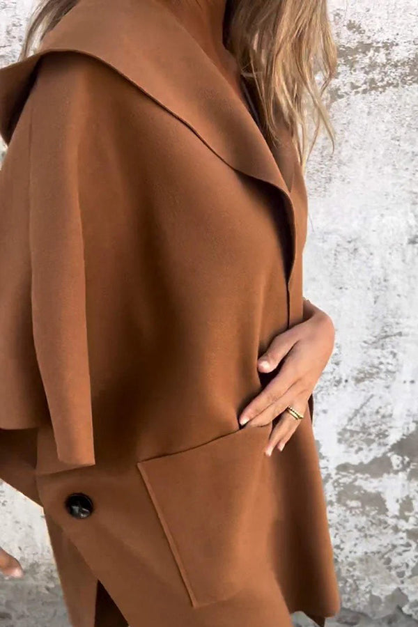 Cape veste oversize femme – Coupe ample légère & style cape tendance