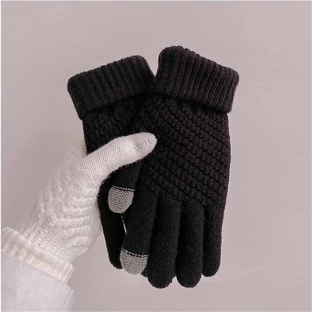 Gants d’Hiver en Laine Thermique – Chauds, Élégants & Confortables