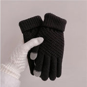 Gants d’Hiver en Laine Thermique – Chauds, Élégants & Confortables