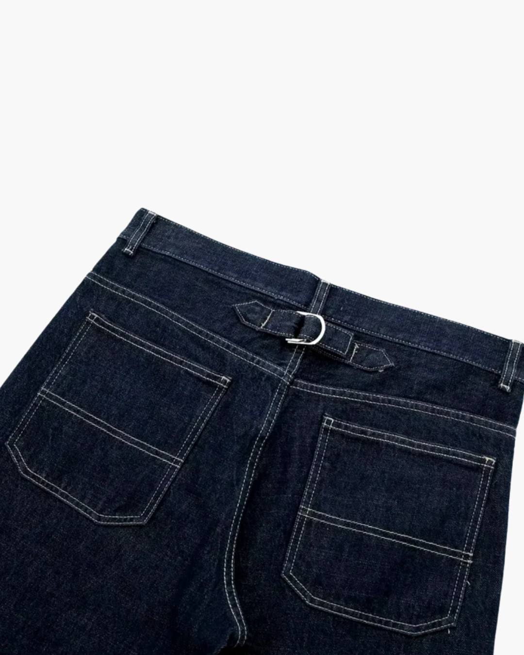 Ensemble Oversize en Denim Foncé Femme – Détails Contrastés & Style Tendance