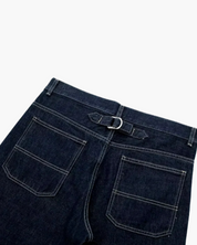 Ensemble Oversize en Denim Foncé Femme – Détails Contrastés & Style Tendance