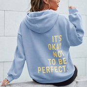 Hoodie oversize Noelle femme – streetwear message dos