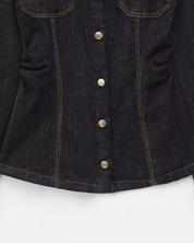 Ensemble Chic en Denim pour Femme – Veste & Pantalon au Design Intemporel