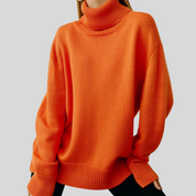 Pull col roulé femme — maille douce & coupe ajustée moderne