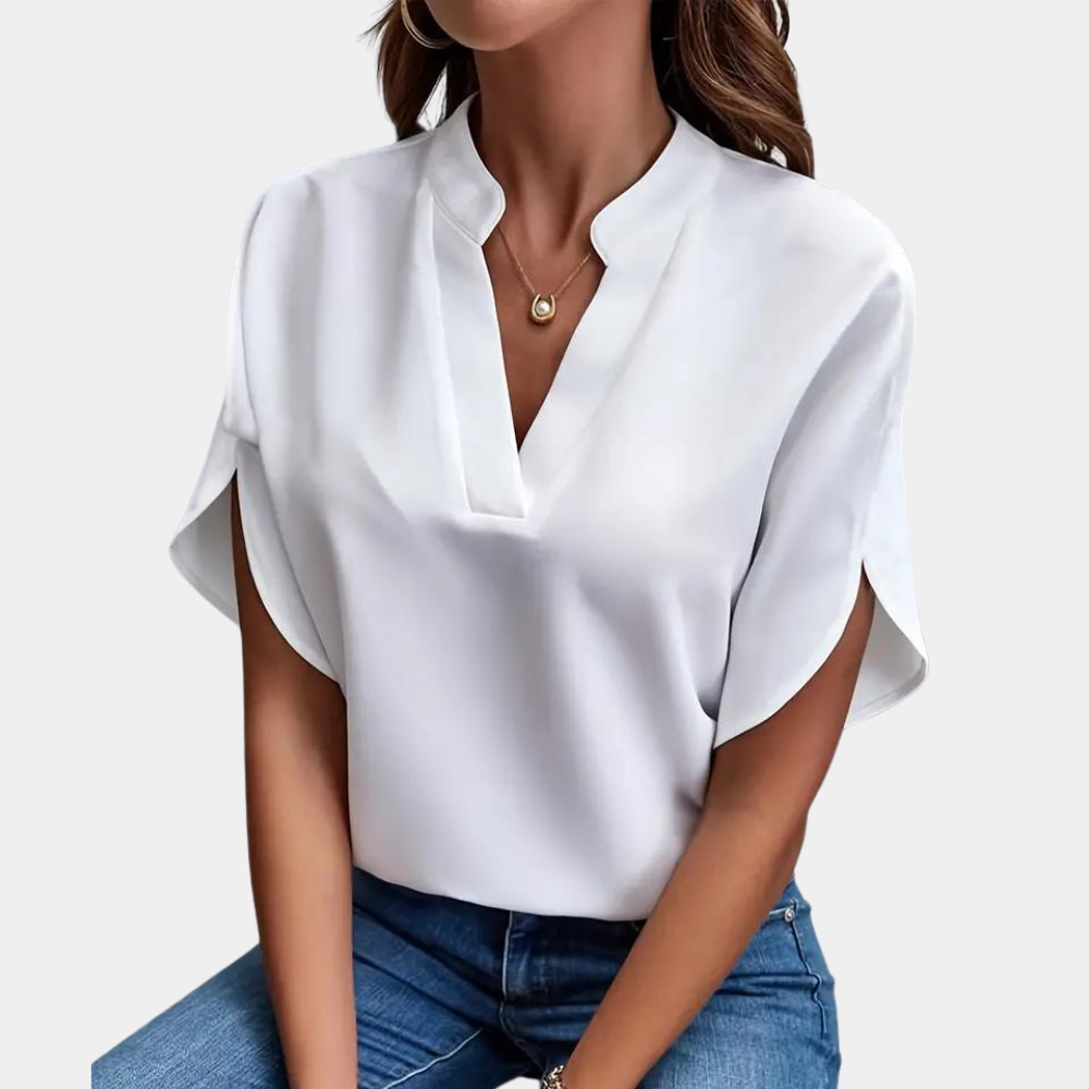 Blouse d’été femme Aiva – Légère, élégante et manches courtes