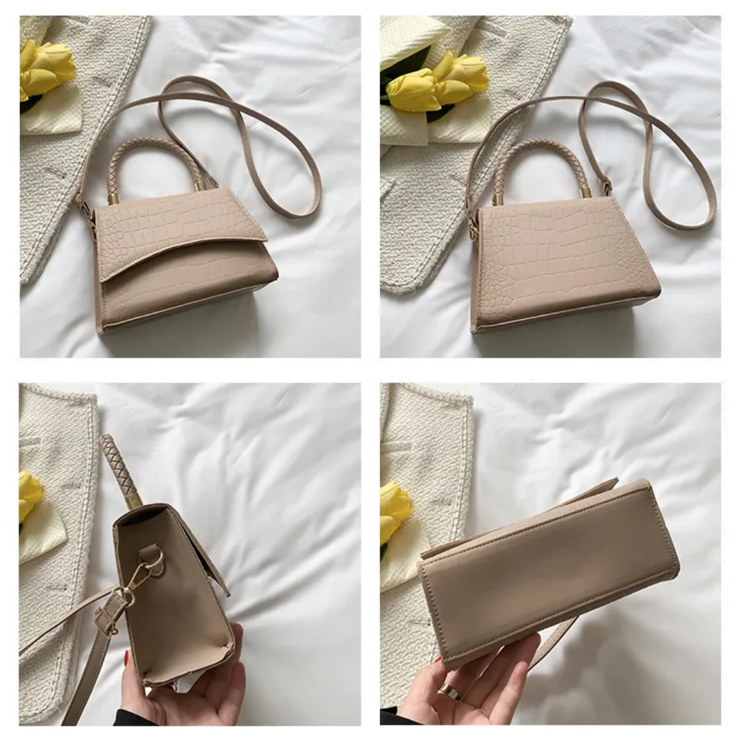 Sac Andrea PU cuir femme – Bandoulière réglable & poignée élégante