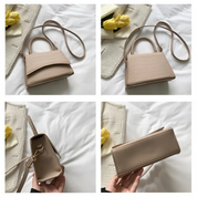 Sac Andrea PU cuir femme – Bandoulière réglable & poignée élégante