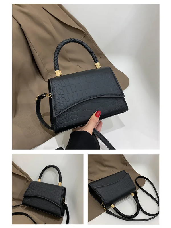 Sac Andrea PU cuir femme – Bandoulière réglable & poignée élégante