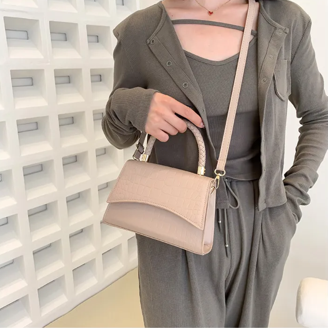 Sac Andrea PU cuir femme – Bandoulière réglable & poignée élégante