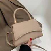 Sac Andrea PU cuir femme – Bandoulière réglable & poignée élégante