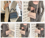 Sac Andrea PU cuir femme – Bandoulière réglable & poignée élégante